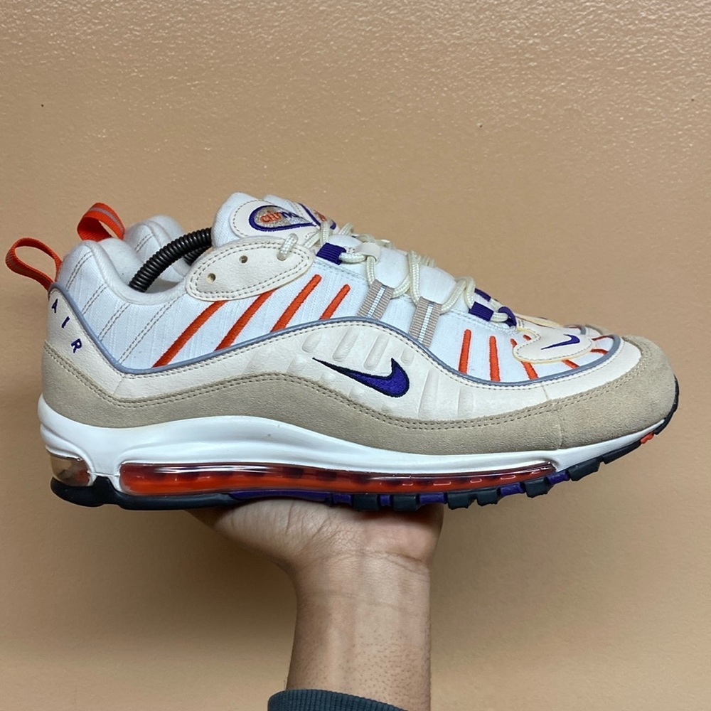 Nike Air Max 98 “Sail Court Purple” Size 10.5 640744-108